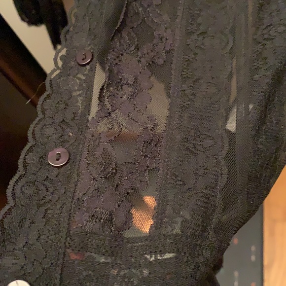 Coldwater Creek. Black See Through Lace. Size PMed - Picture 3 of 15